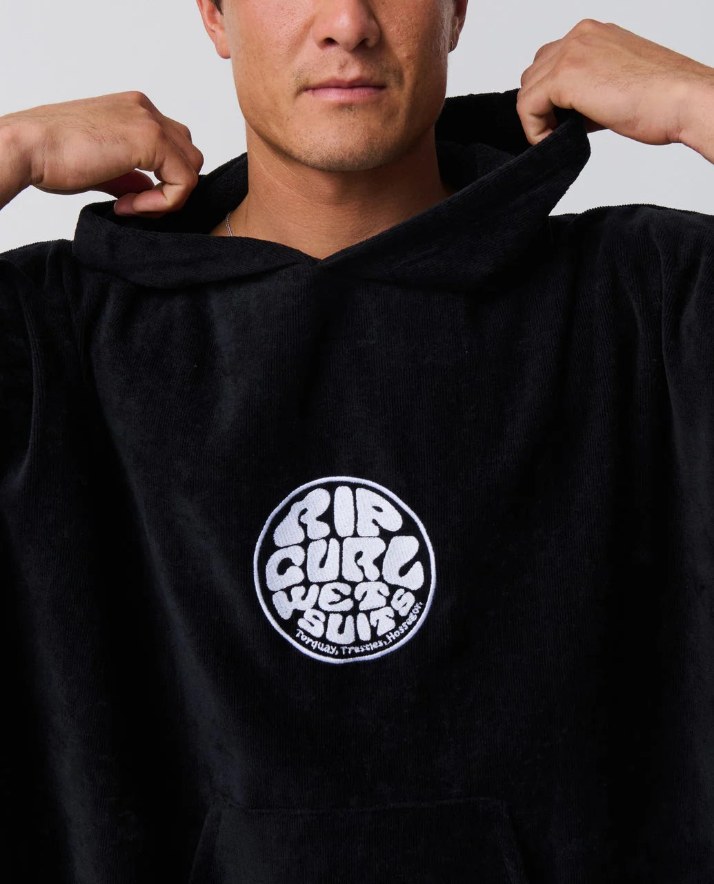 Rip Curl Logo Hooded Towelling Robe