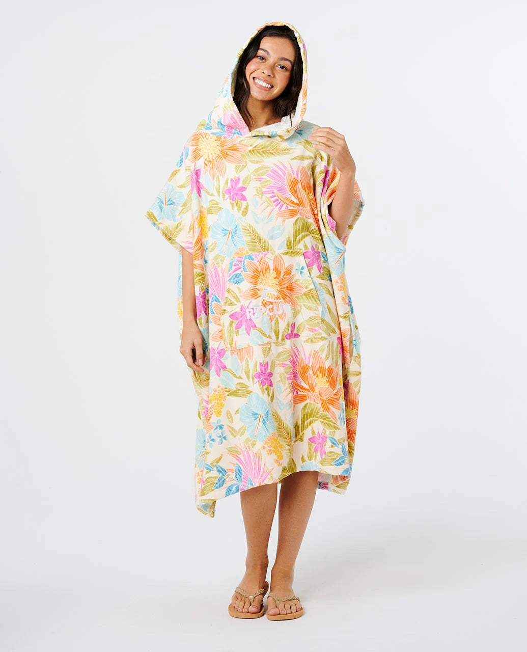 Rip Curl Mixed Hooded Towelling Robe