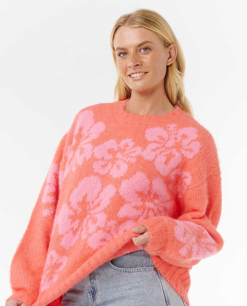 Rip Curl Hibiscus Heat Jacquard Jumper