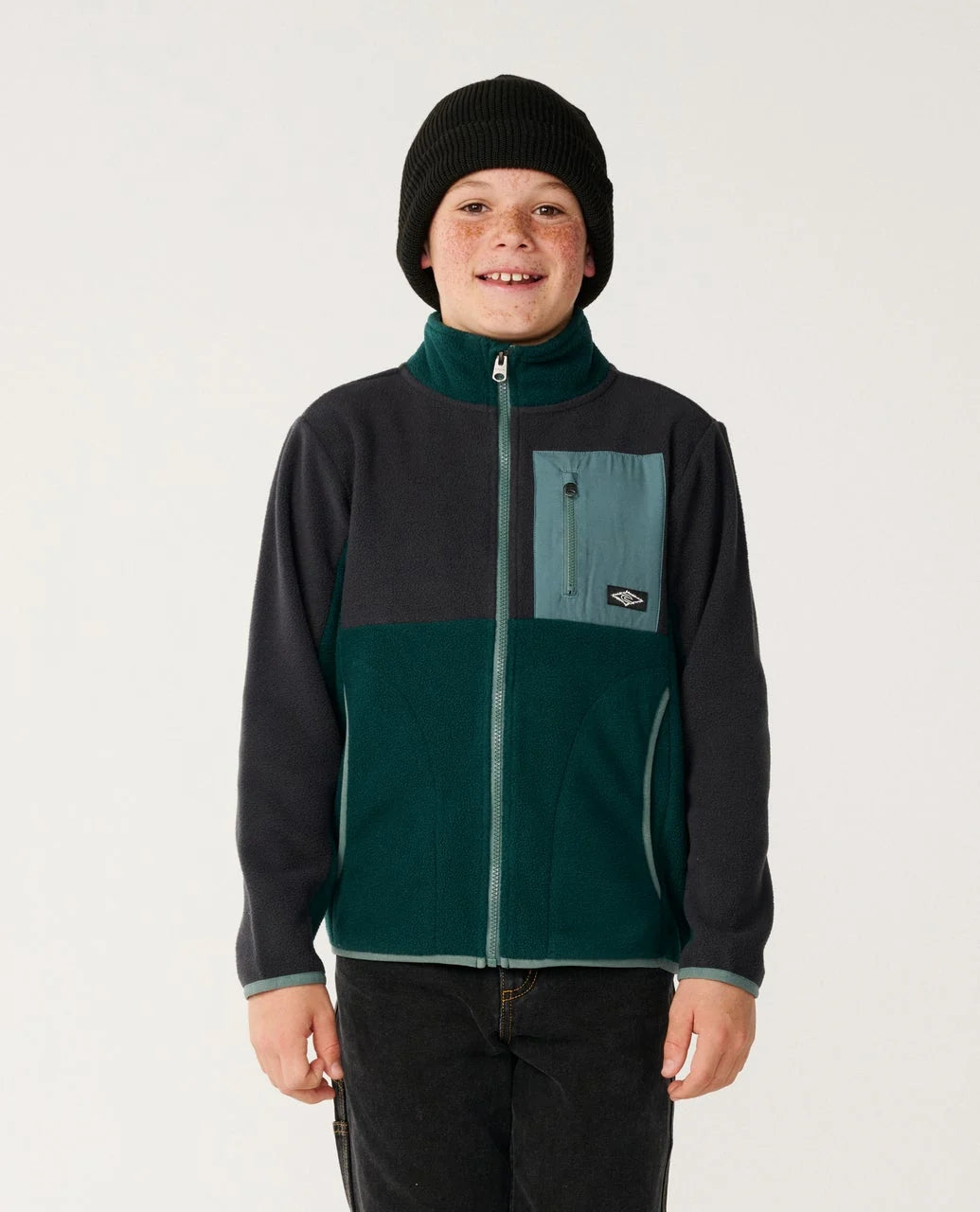 Rip Curl Kids Raw Energy Block Zip Fleece