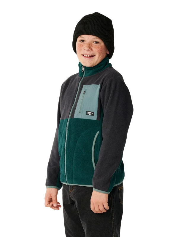 Rip Curl Kids Raw Energy Block Zip Fleece