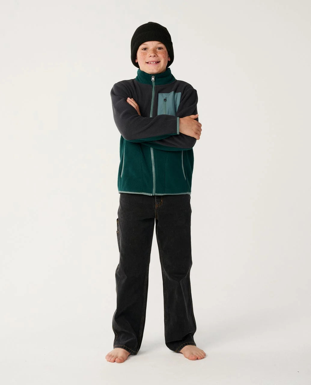 Rip Curl Kids Raw Energy Block Zip Fleece