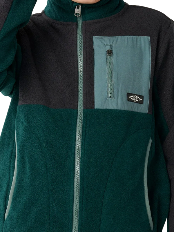 Rip Curl Kids Raw Energy Block Zip Fleece