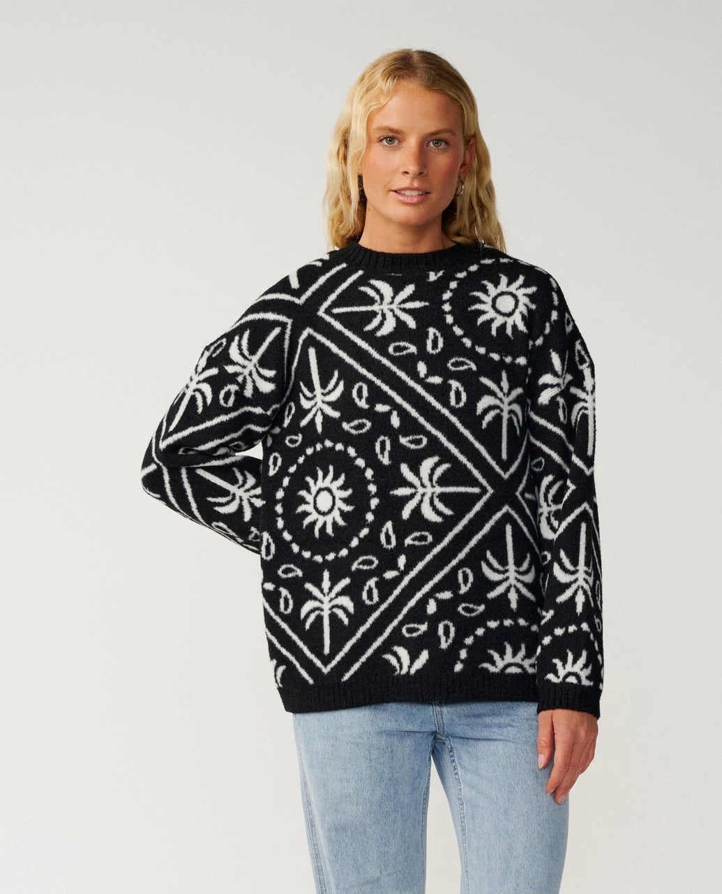 Rip Curl Bossa Nova Bandana Knit Jumper