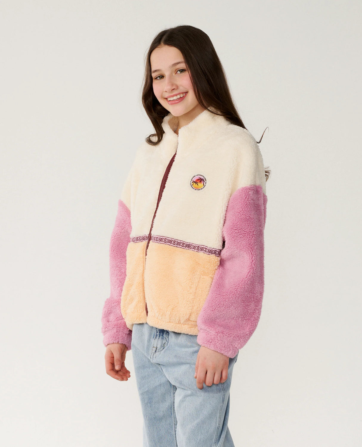 Rip Curl Kids Surf Revival Heritage Zip Fleece