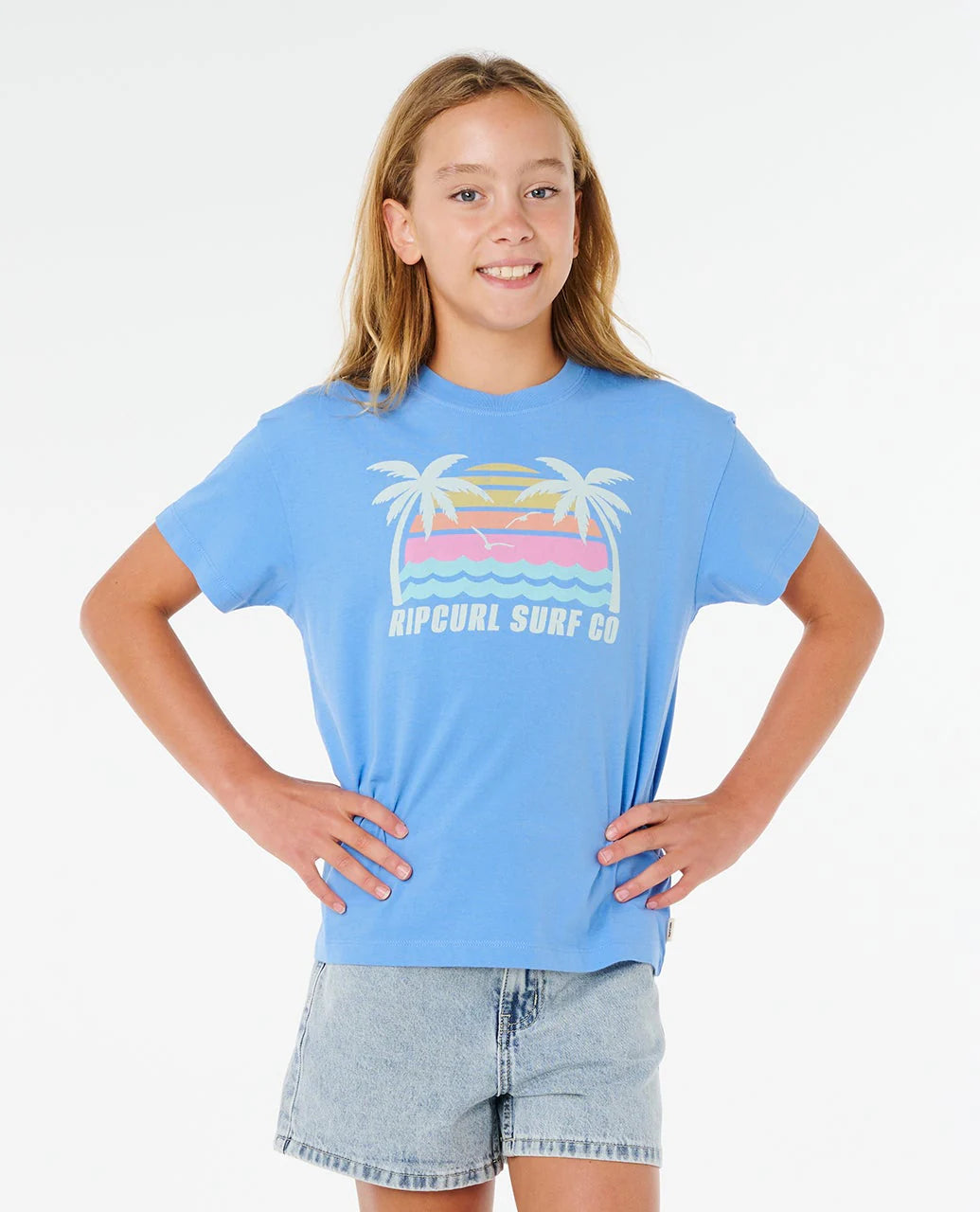 Rip Curl Girls Malibu Relaxed T-Shirt