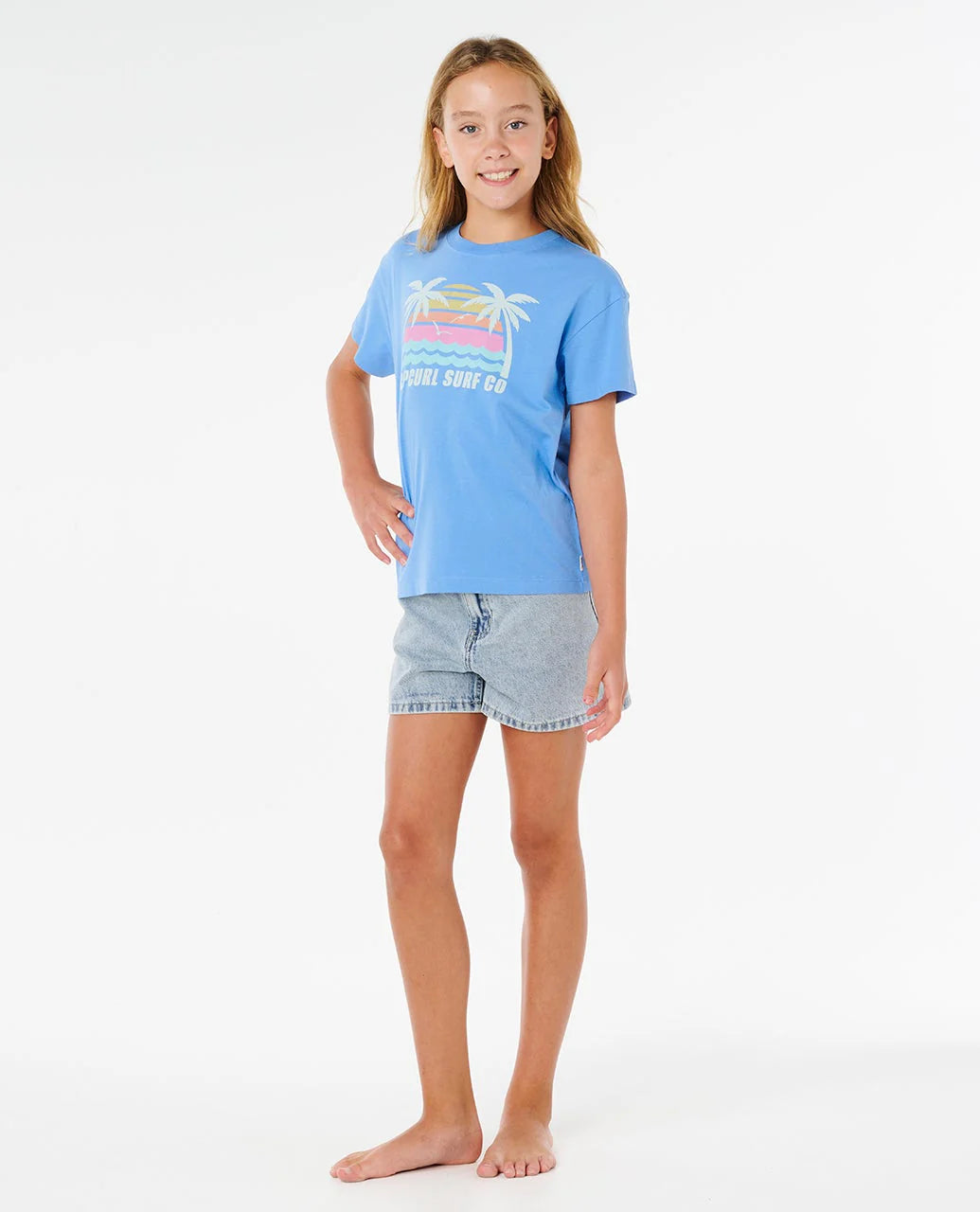 Rip Curl Girls Malibu Relaxed T-Shirt