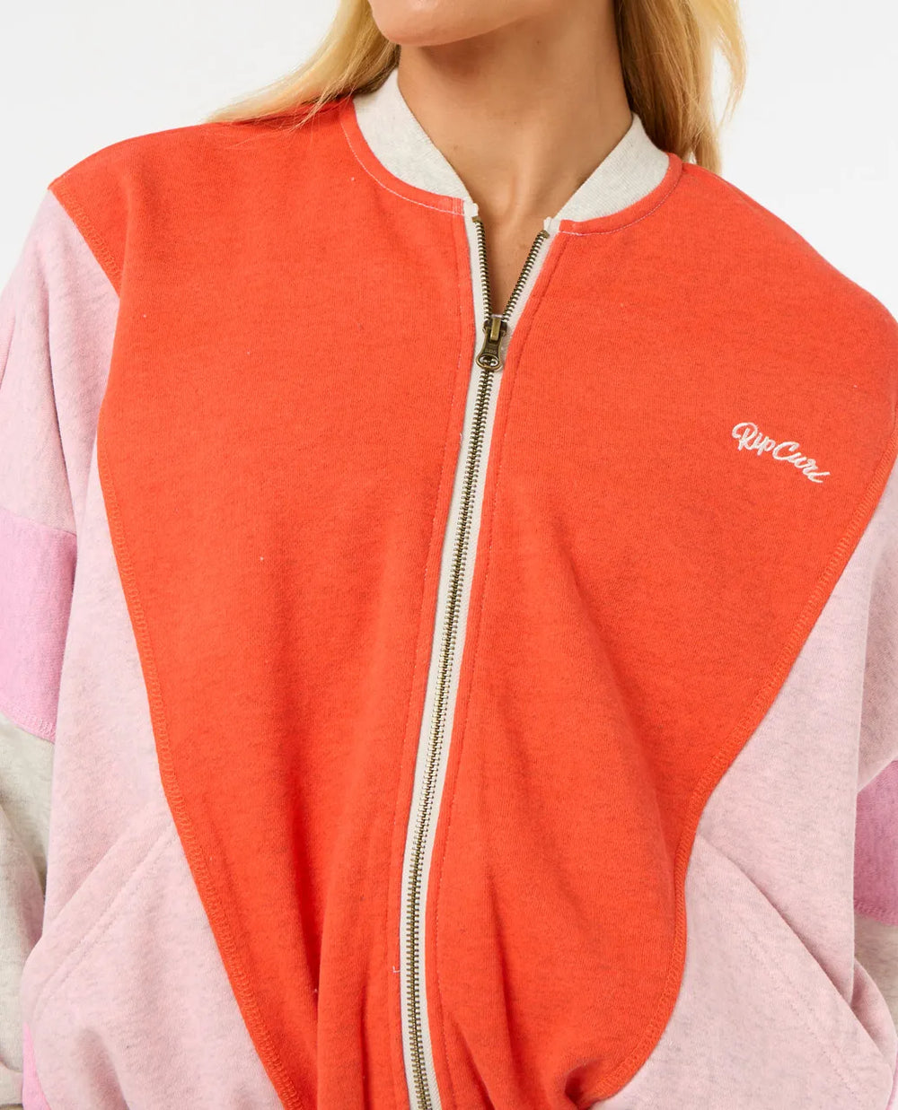 Rip Curl Colour Block Zip Hoodie