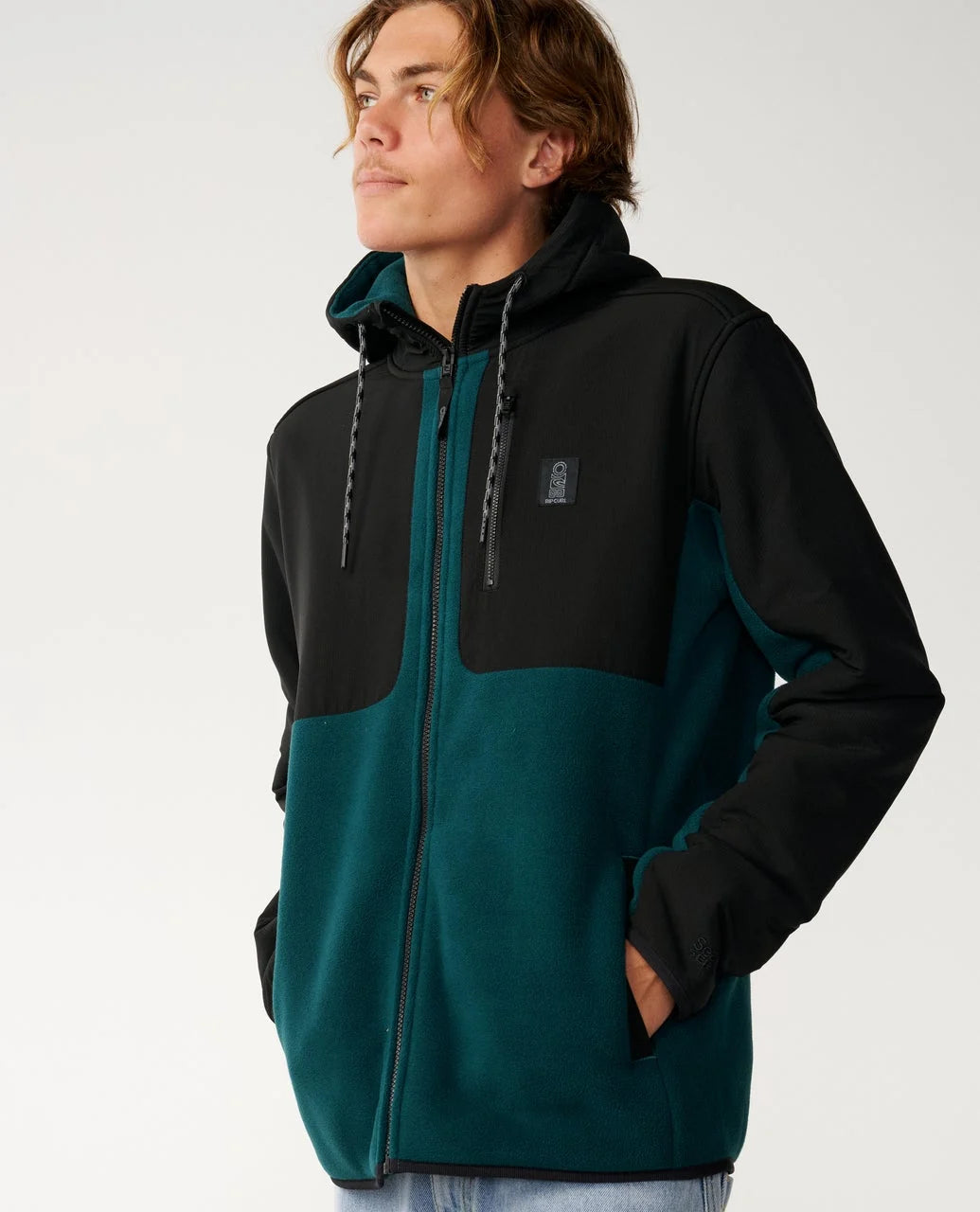 Rip Curl Search Series Panelled Zip Polar Fleece
