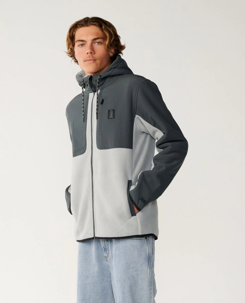 Rip Curl Search Series Panelled Zip Polar Fleece
