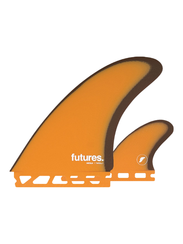 Futures Akila Aipa Twin Fin + Trailer - Orange Brown
