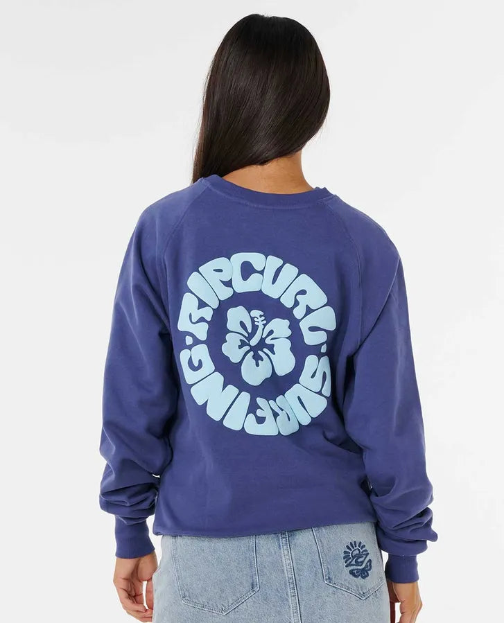 Rip Curl Luxe Surf Raglan Relaxed Sweatshirt