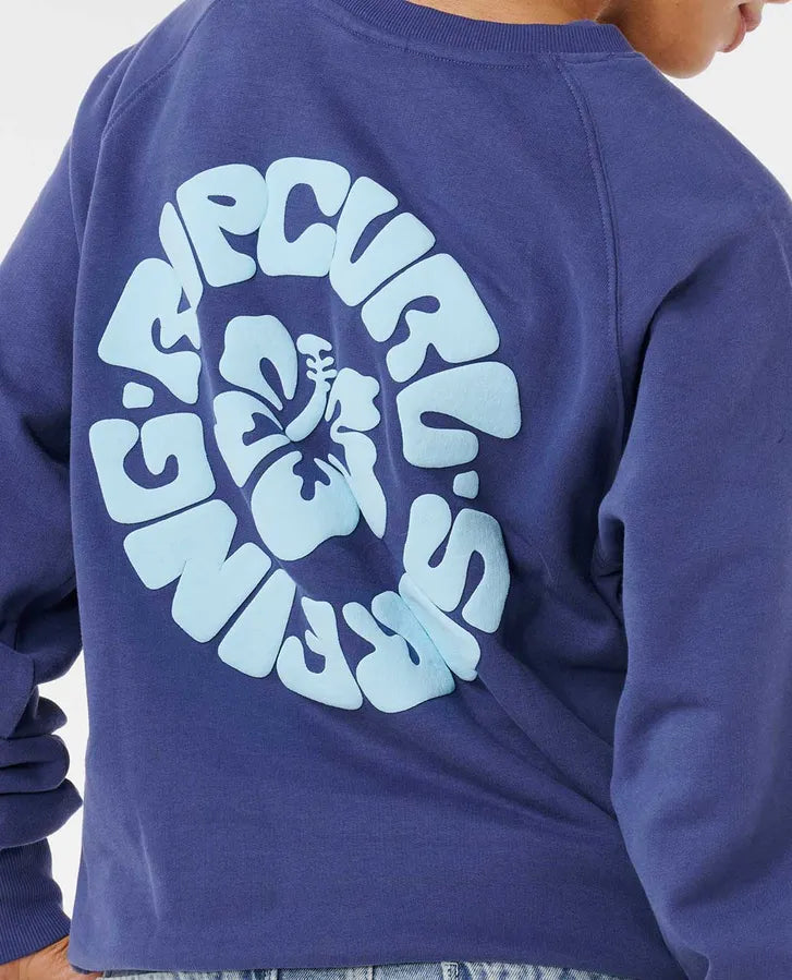 Rip Curl Luxe Surf Raglan Relaxed Sweatshirt