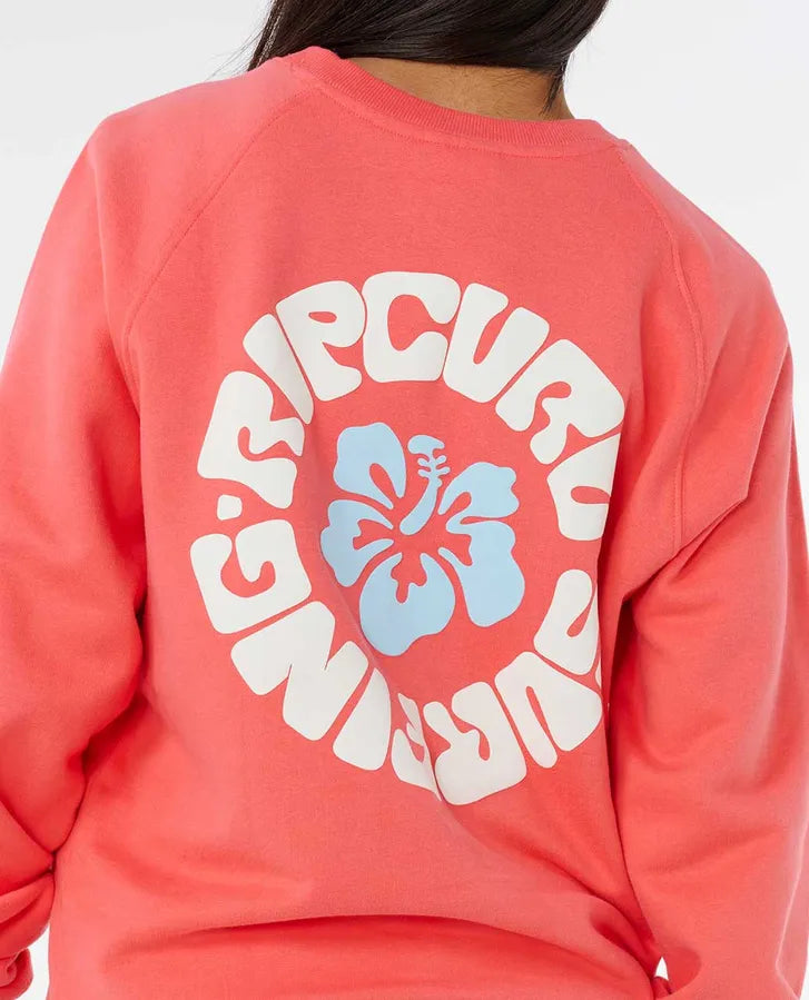 Rip Curl Luxe Surf Raglan Relaxed Sweatshirt