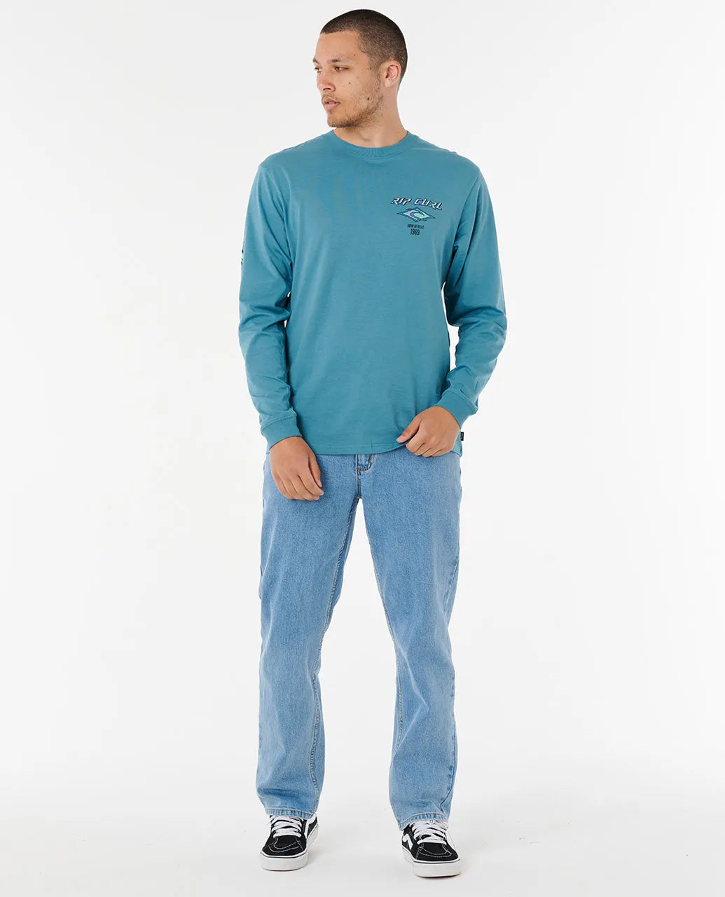 Rip Curl Fade Out Icon Long Sleeve T-Shirt