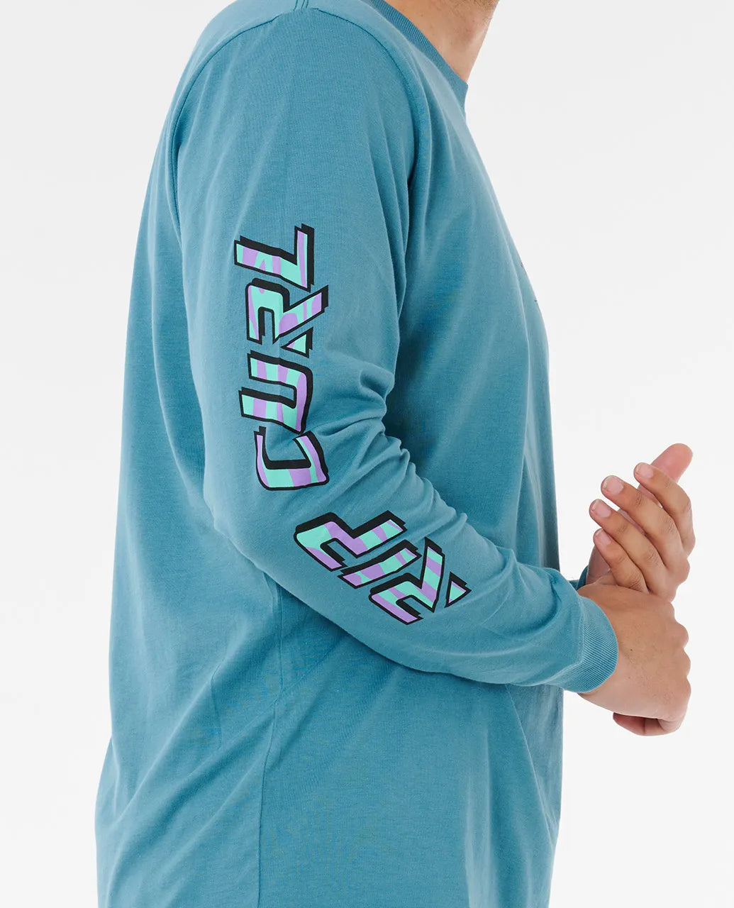 Rip Curl Fade Out Icon Long Sleeve T-Shirt