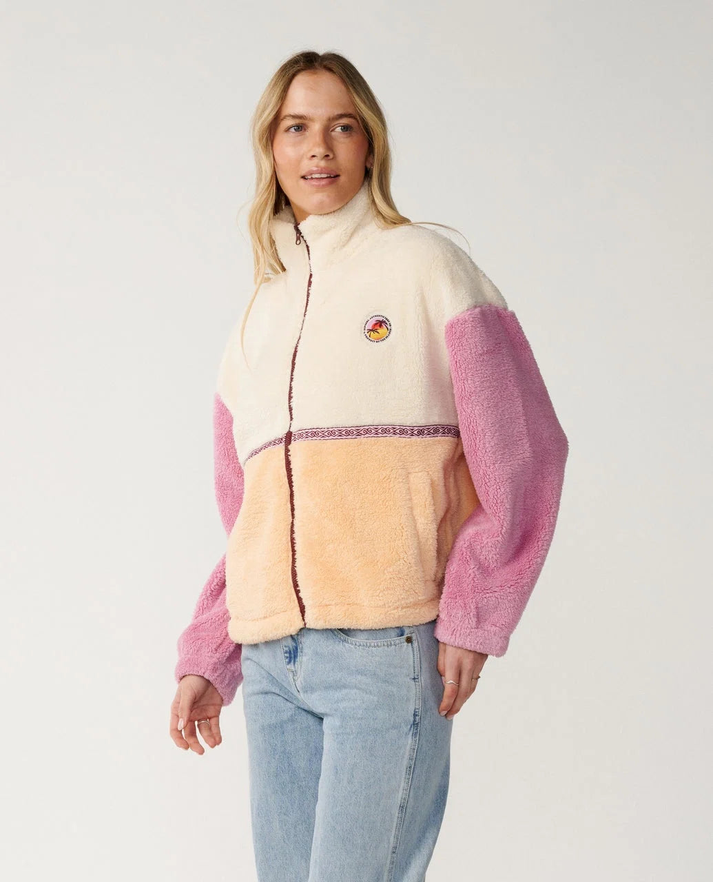 Rip Curl Surf Revival Heritage Zip Polar Fleece