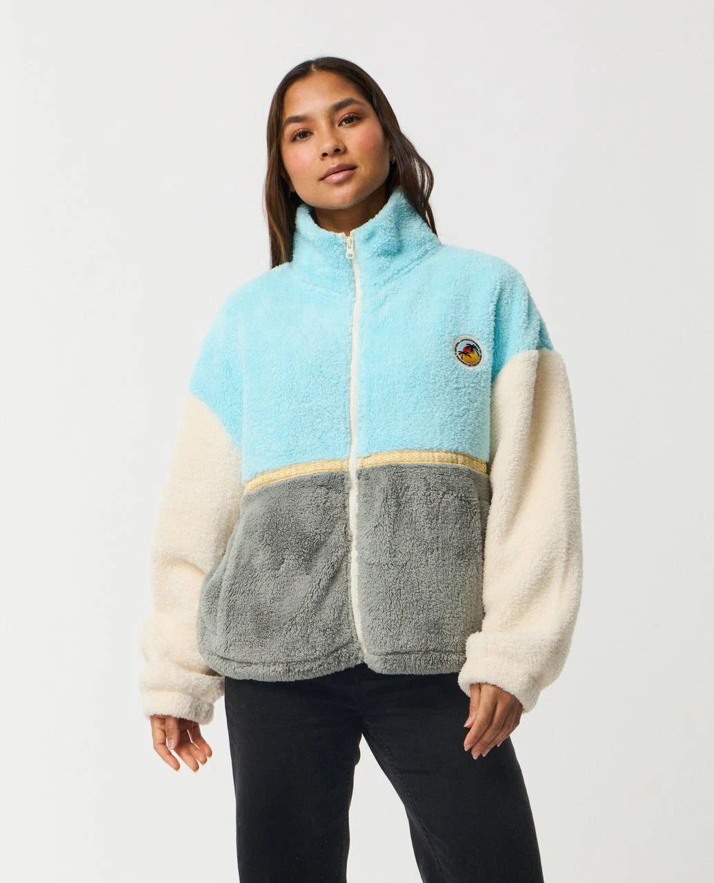 Rip Curl Surf Revival Heritage Zip Polar Fleece