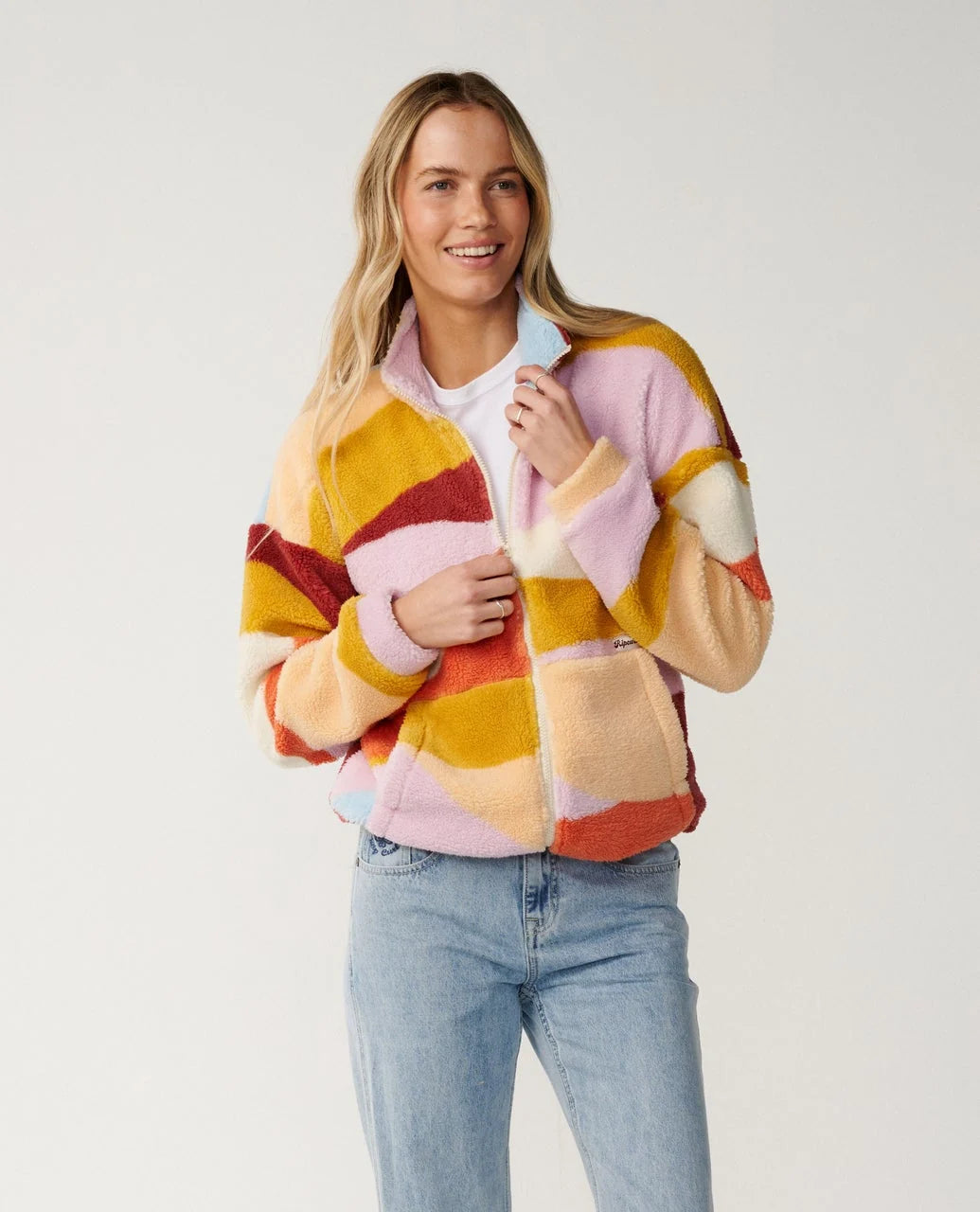 Rip Curl Retro Swell Standard Zip Polar Fleece