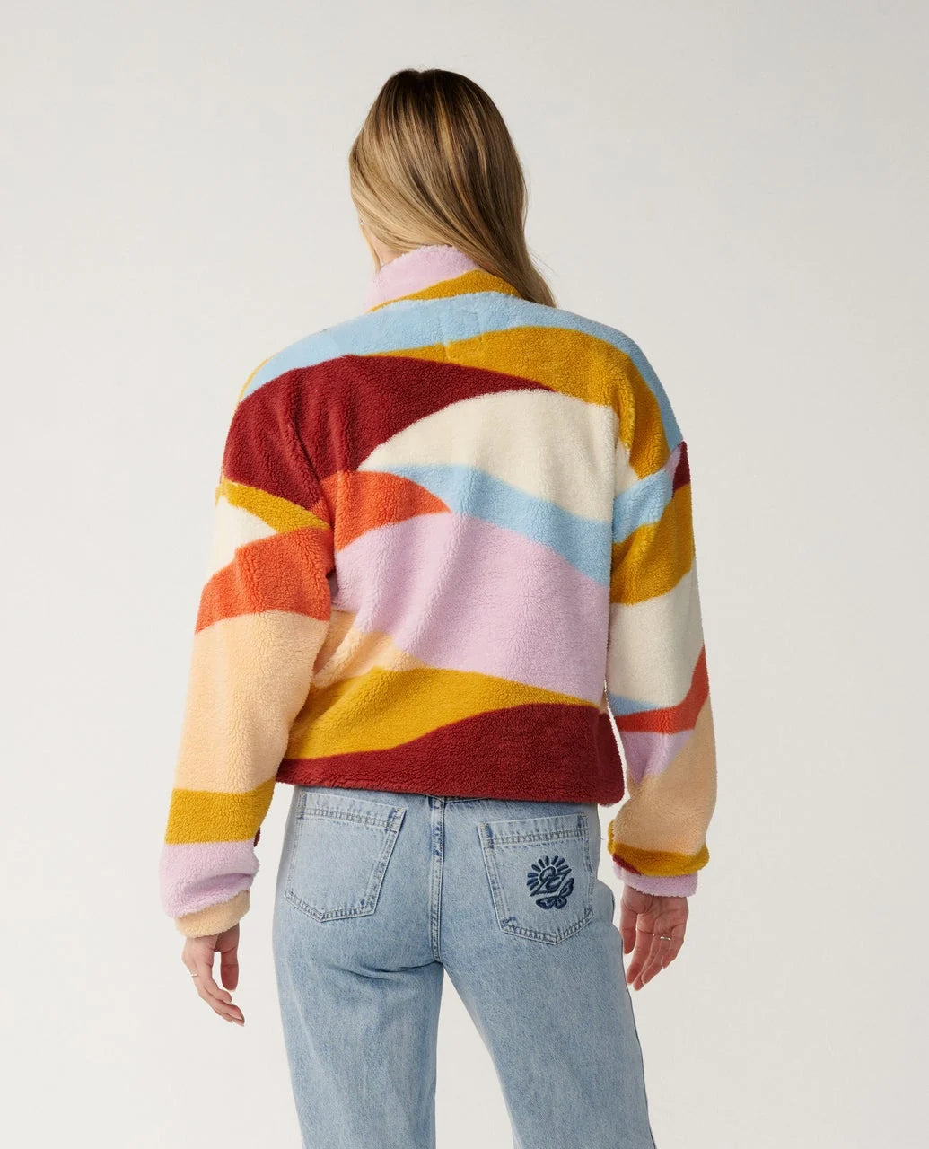 Rip Curl Retro Swell Standard Zip Polar Fleece