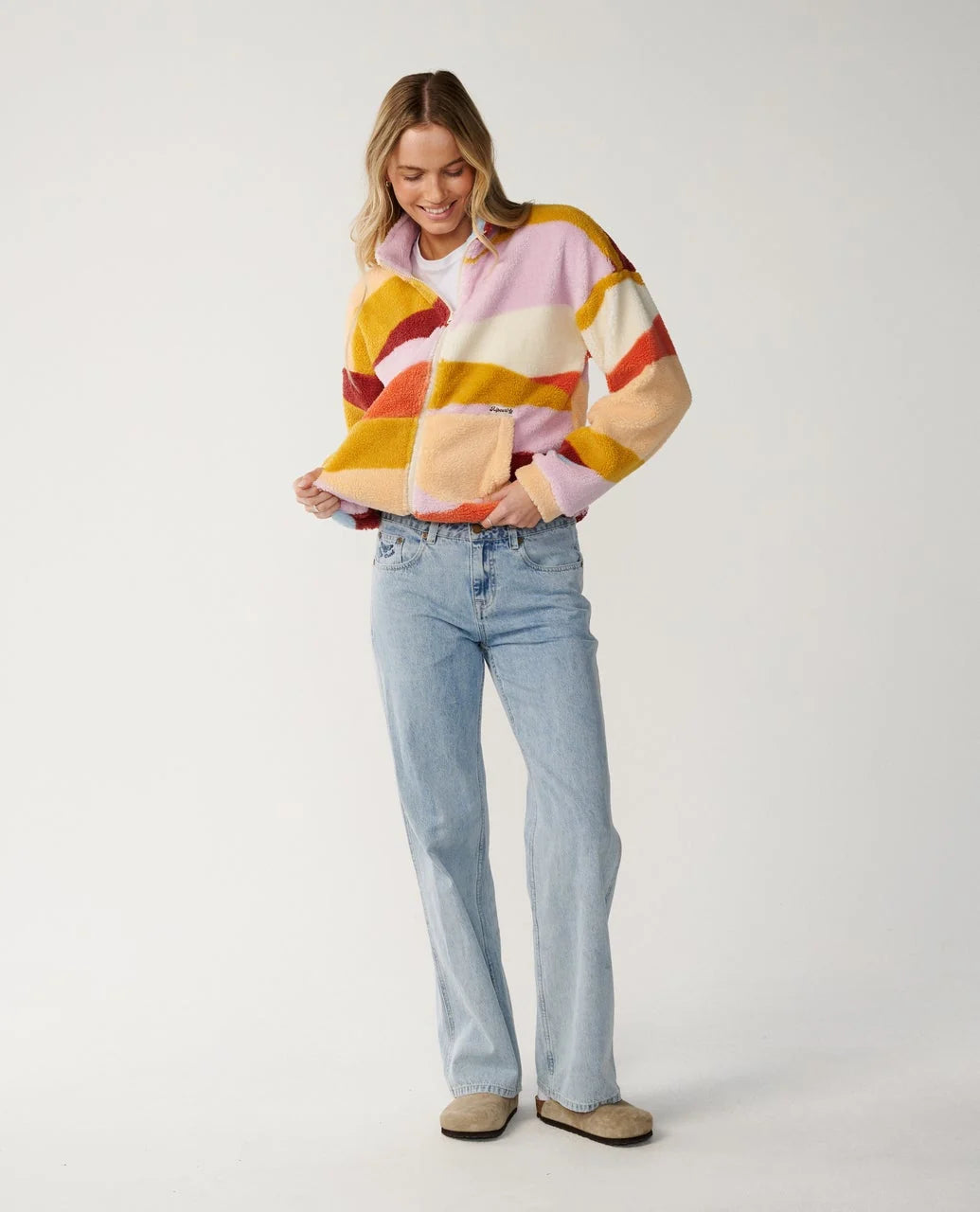 Rip Curl Retro Swell Standard Zip Polar Fleece