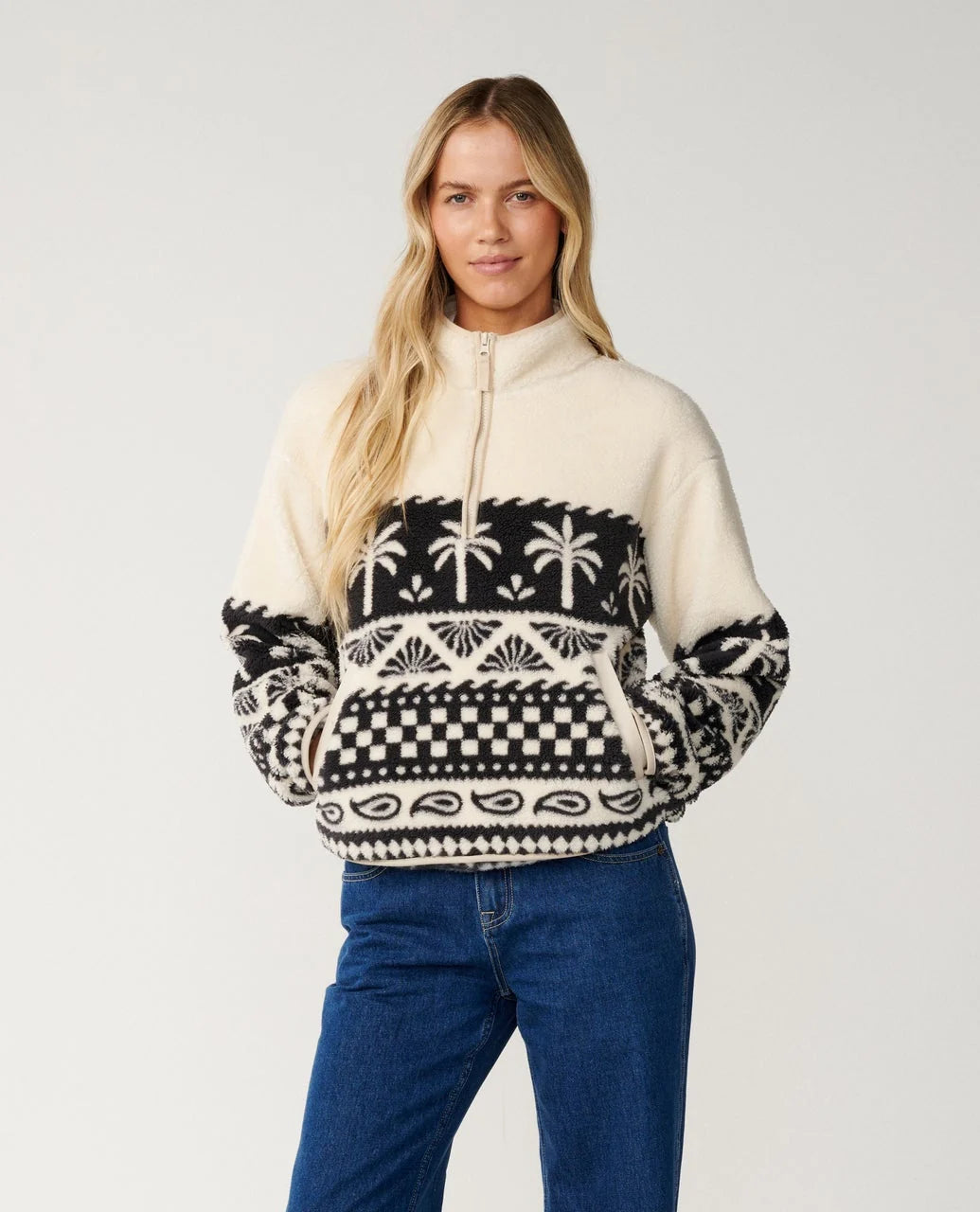Rip Curl Bossa Nova 1/4 Zip Polar Fleece