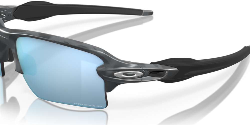 Oakley Flak 2.0 XL - Matte Black Camo Frame with Prizm Deep Water Polarized Lens
