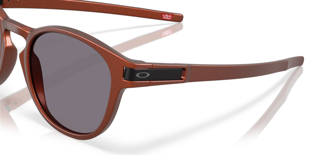 Oakley Latch - Fire Orange Frame with Prizm Grey Polarized Lens