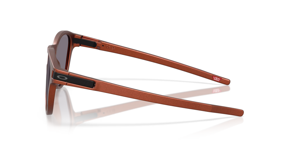 Oakley Latch - Fire Orange Frame with Prizm Grey Polarized Lens