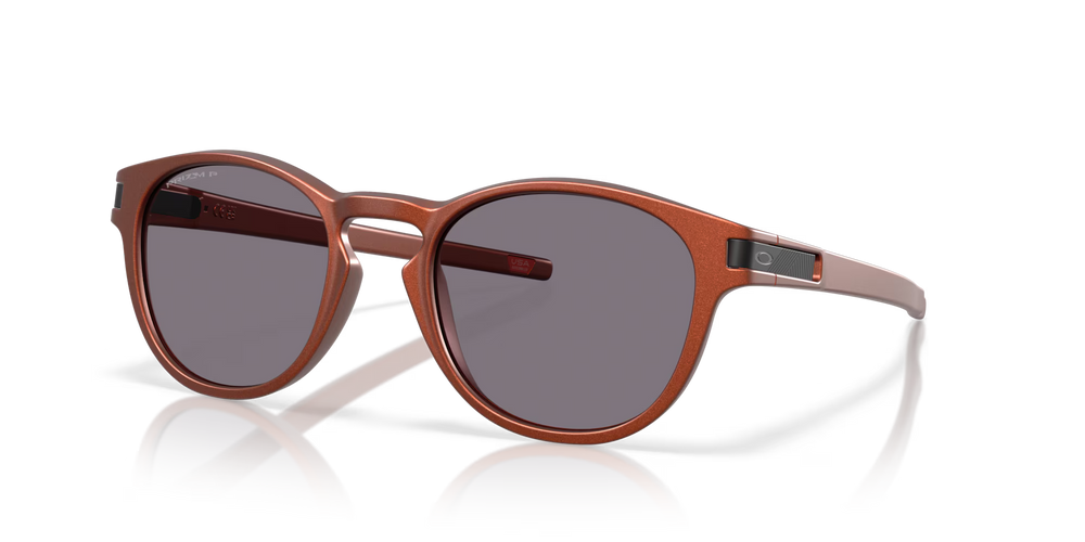 Oakley Latch - Fire Orange Frame with Prizm Grey Polarized Lens