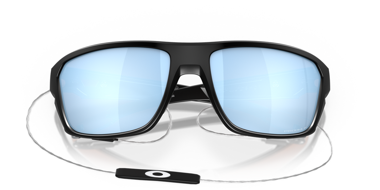 Oakley Split Shot - Matte Black Frame with Prizm Deep Water Polarized Lens