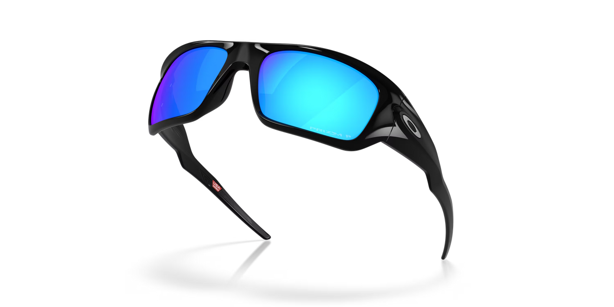 Oakley Masseter - Polished Black Frame with Prizm Sapphire Polarized Lens