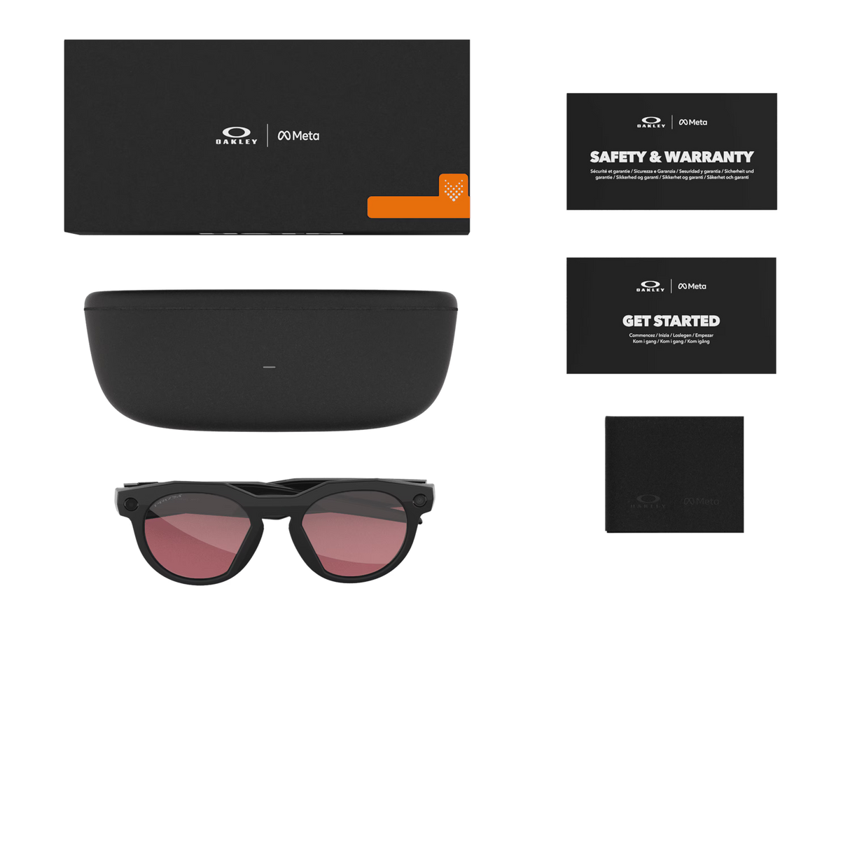 Oakley Meta HSTN - Black Frame with Prizm Dark Golf Lens
