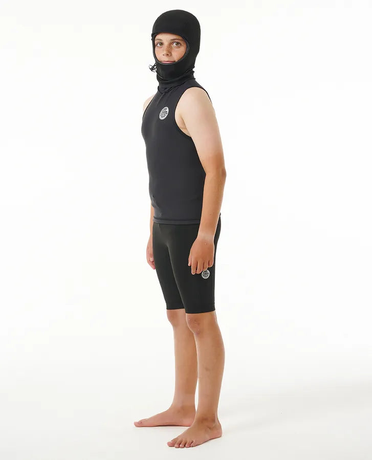Rip Curl Kids Fbomb Polypro Hooded Wetsuit Vest