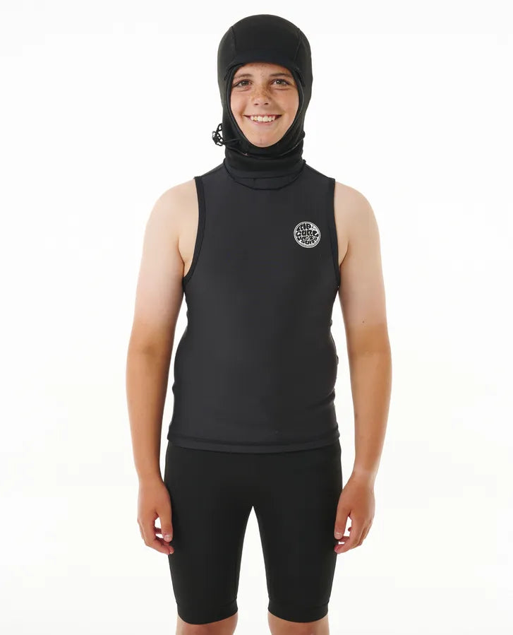 Rip Curl Kids Fbomb Polypro Hooded Wetsuit Vest