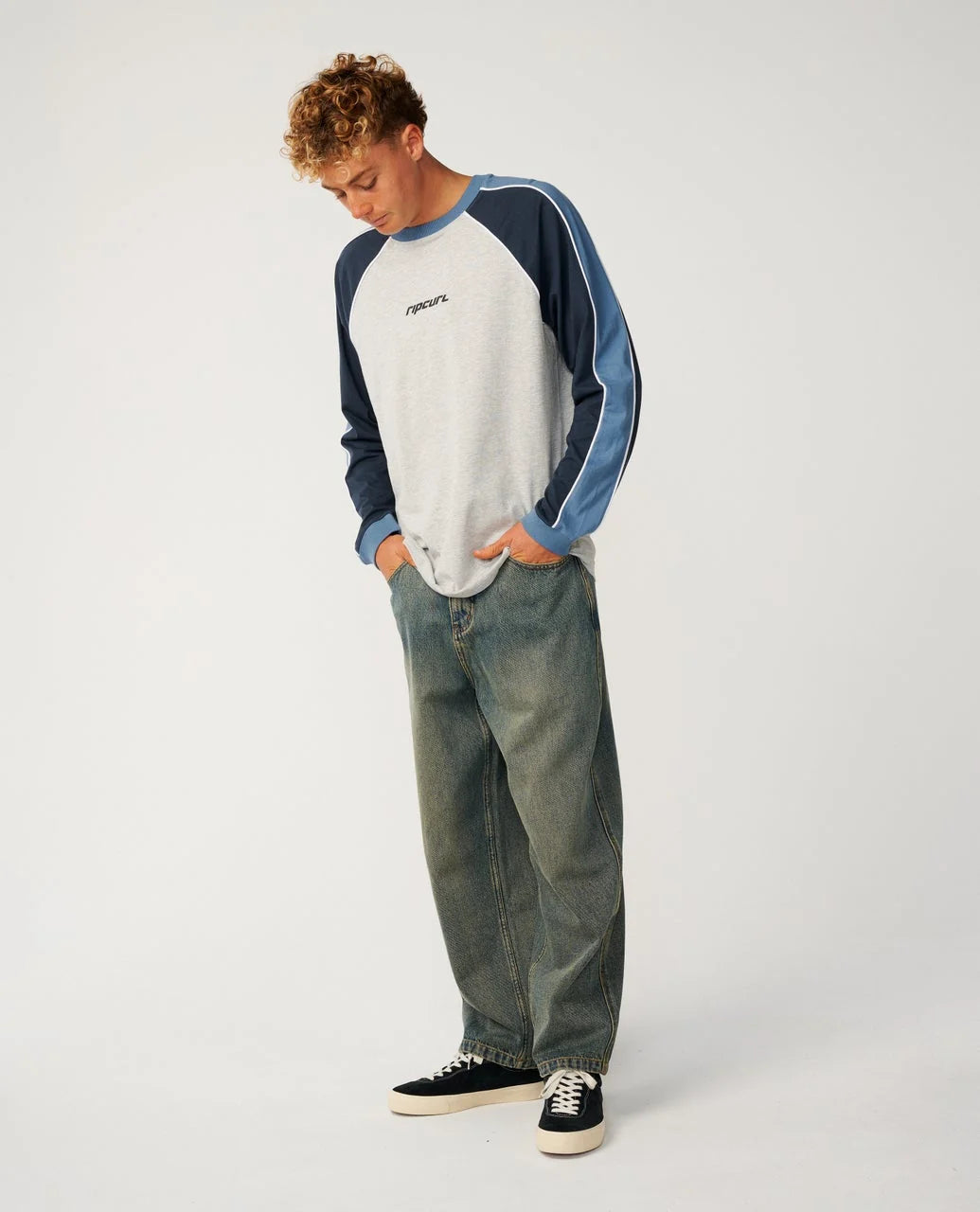 Rip Curl Archive Sandman Panel Long Sleeve T-Shirt