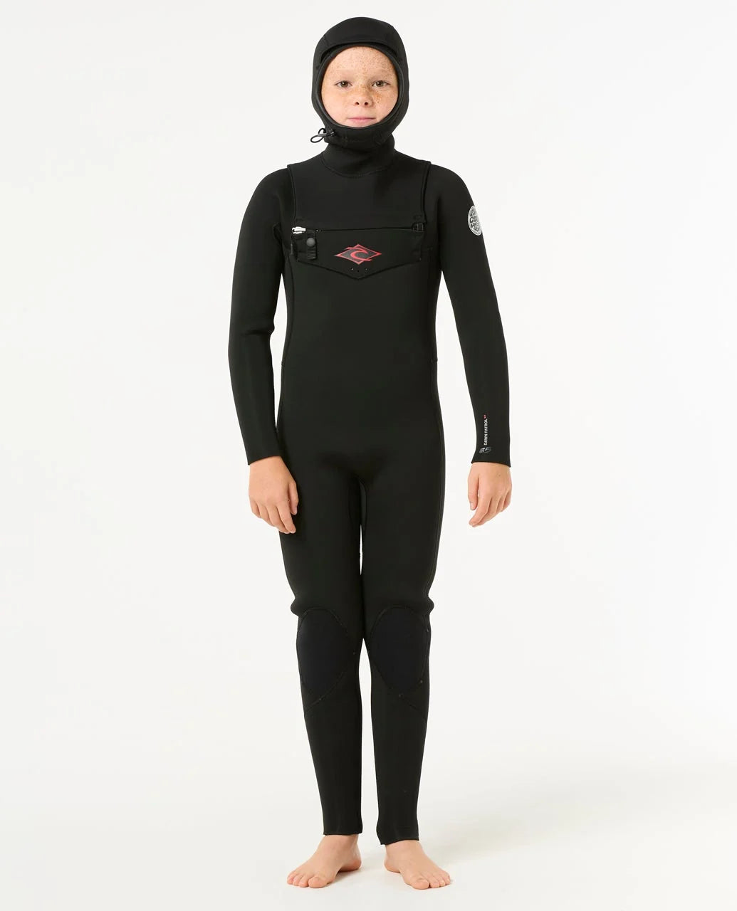 Rip Curl Junior Dawn Patrol 5/4 Hooded Chest Zip Wetsuit