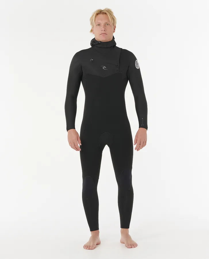 Rip Curl Mens Dawn Patrol 5/4 Hooded Wetsuit