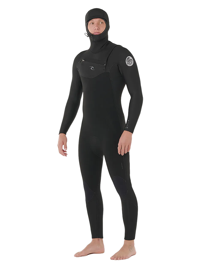 Rip Curl Mens Dawn Patrol 5/4 Hooded Wetsuit
