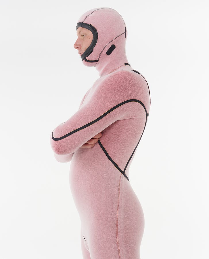 Rip Curl Mens Flashbomb E7 5/4 Hooded Wetsuit - Black