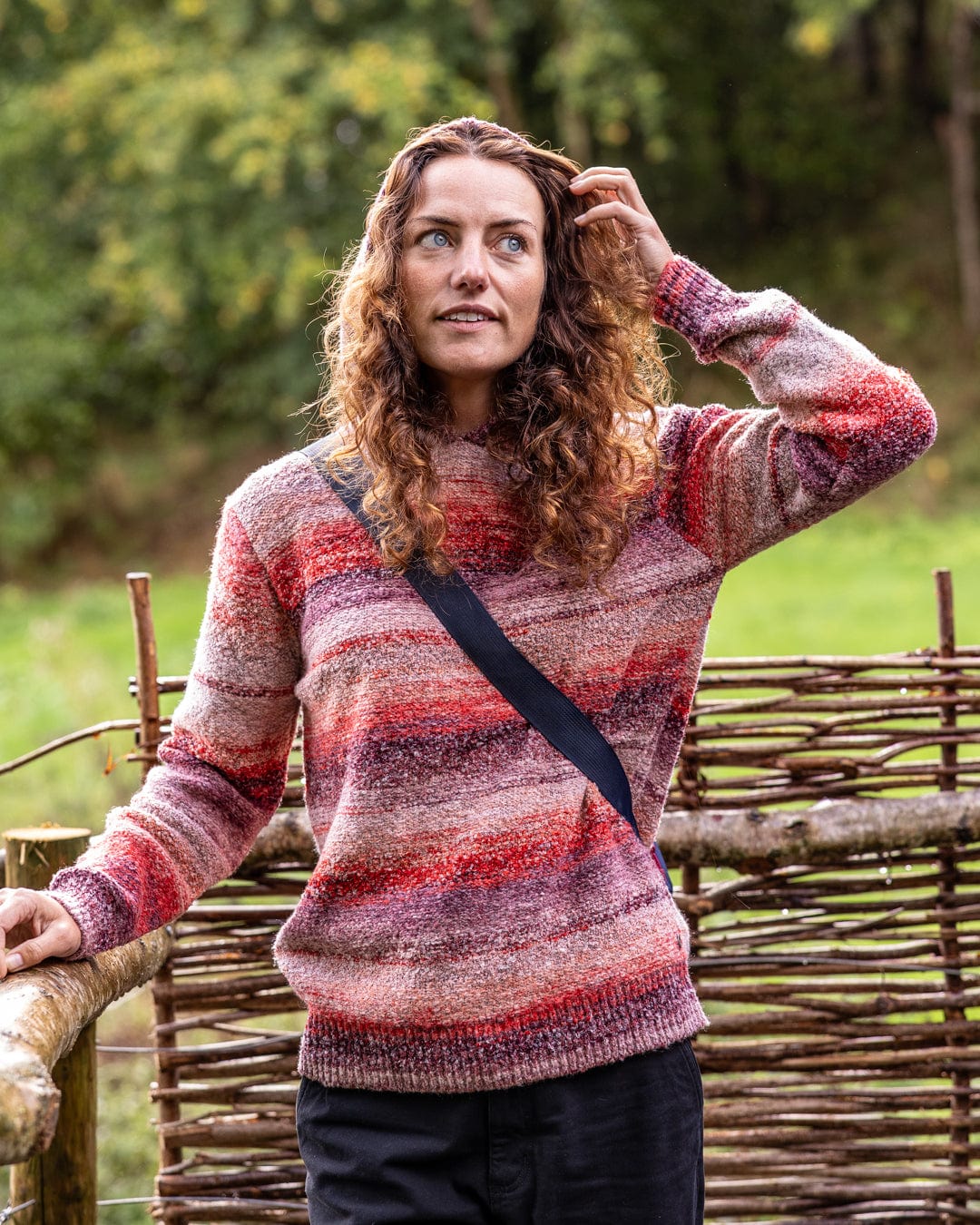 Saltrock Space Dye Erin Hooded Knit Jumper