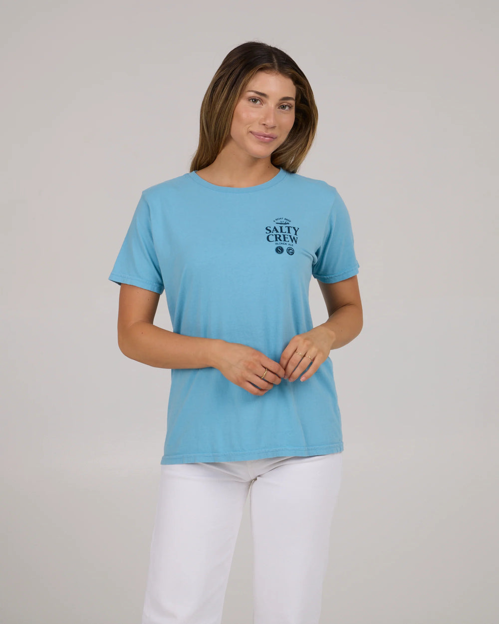 Salty Crew Sip And Sea Boyfriend T-Shirt