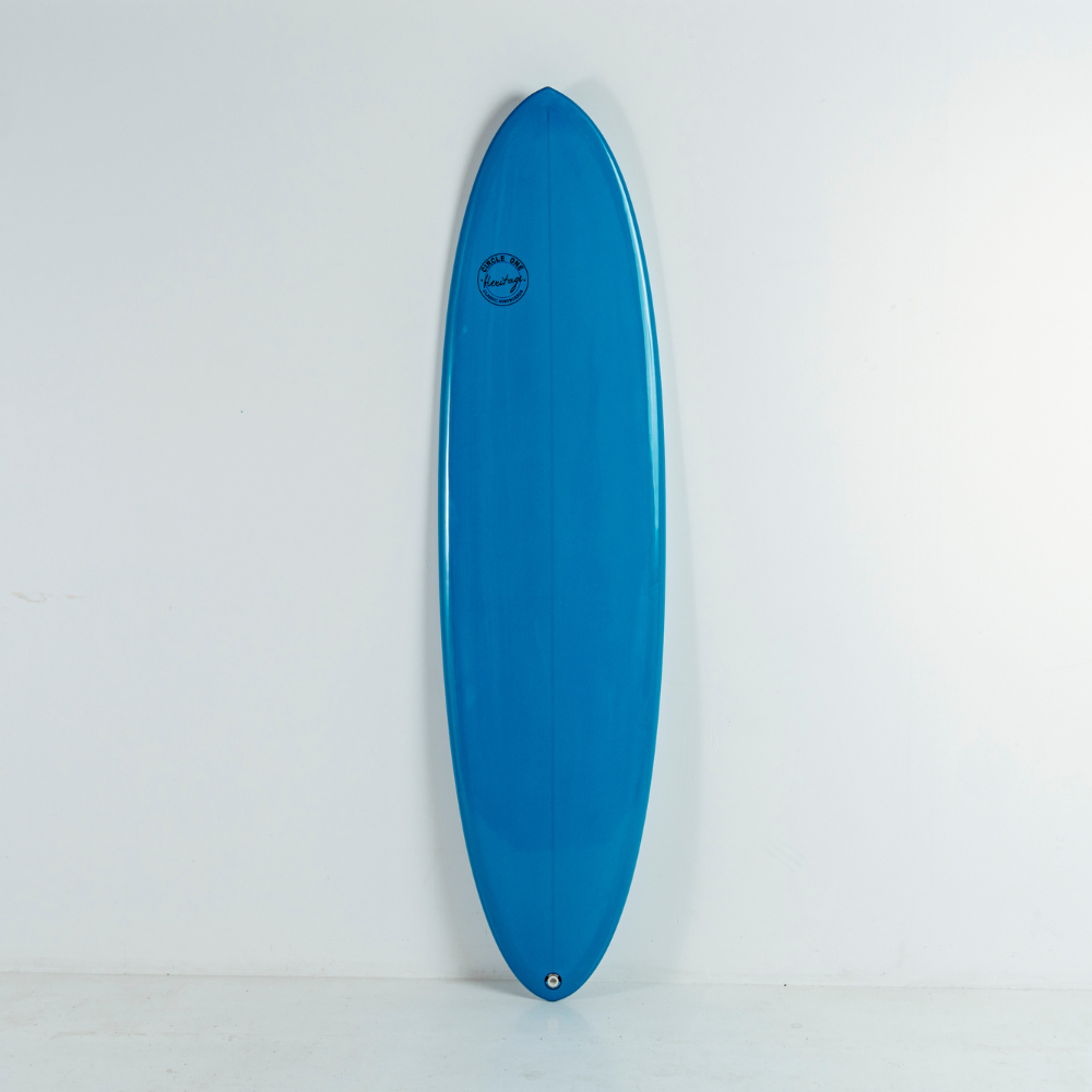 Circle One Heritage Surfboard - Sky Blue