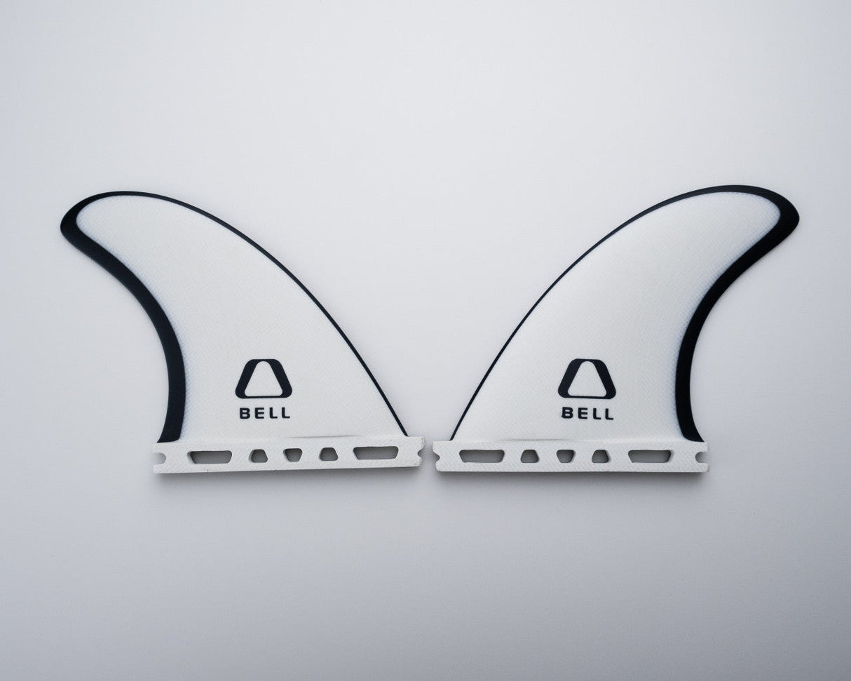 Bell Fins Fiberglass Quad Rears - White