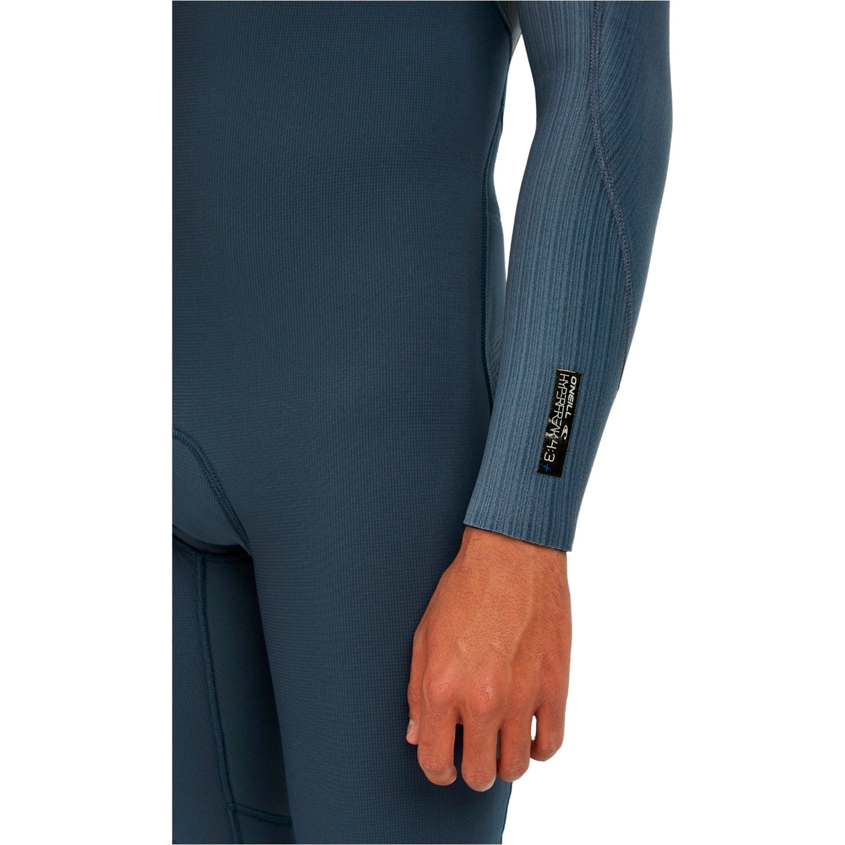 O'Neill Mens Hyperfreak 4/3+ Chest Zip Wetsuit - Dark Orien/Copen Blue