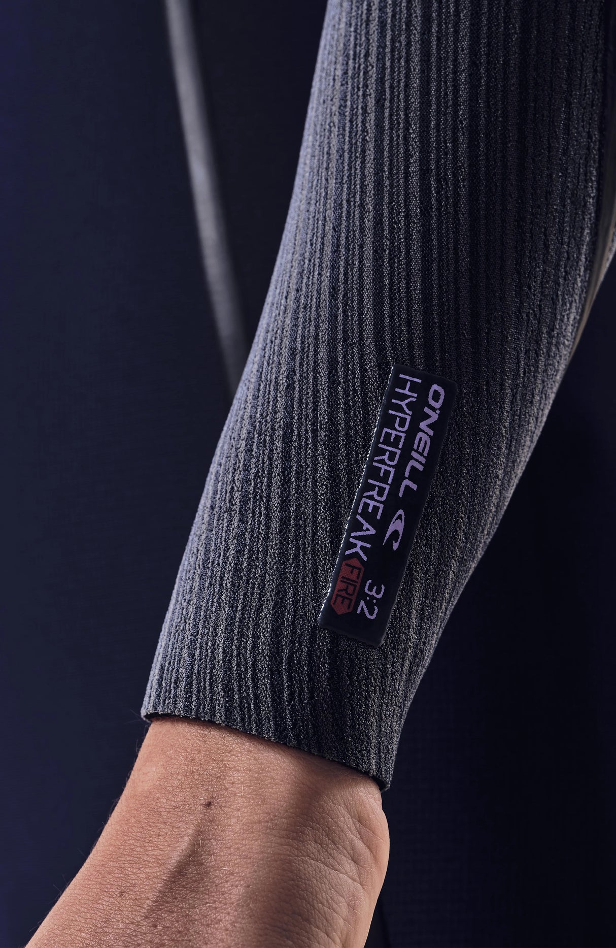 O'Neill Womens Hyperfreak 3/2+ Chest Zip Wetsuit - Shade/Navy