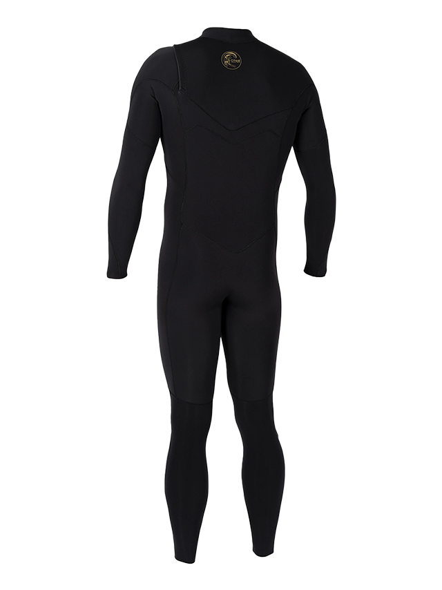 O'Neill Mens O'Riginals RG8 4/3 Chest Zip Wetsuit - Black