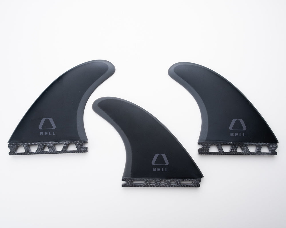 Bell Fins Fiberglass Thrusters - Black