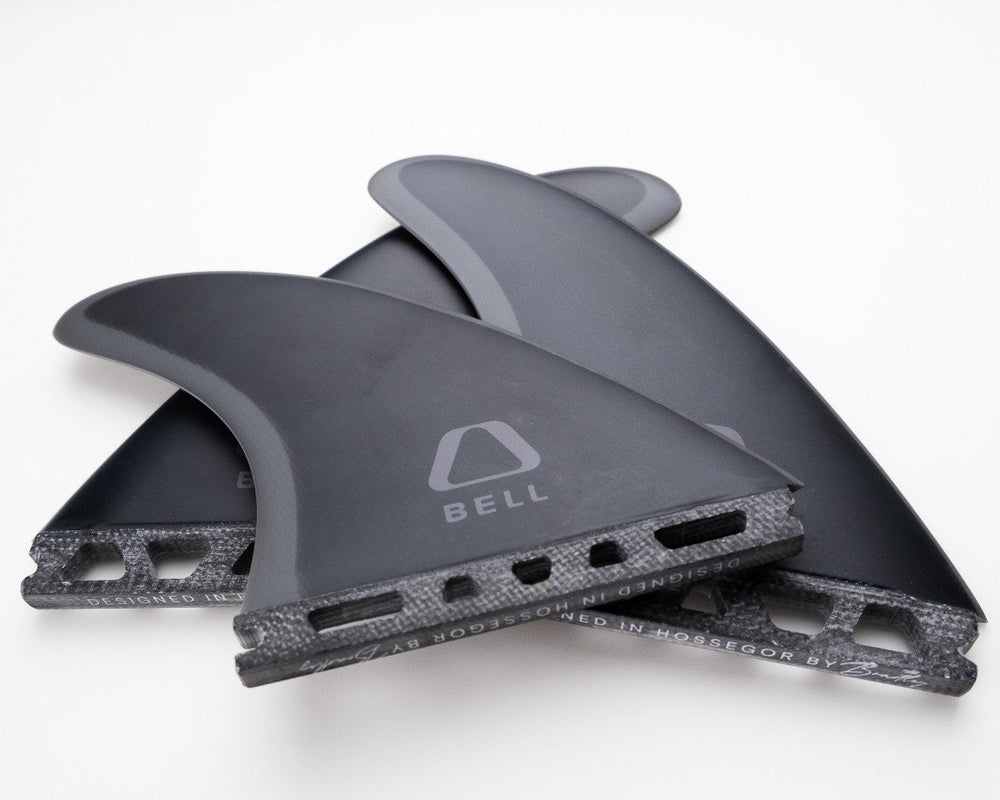 Bell Fins Fiberglass Thrusters - Black