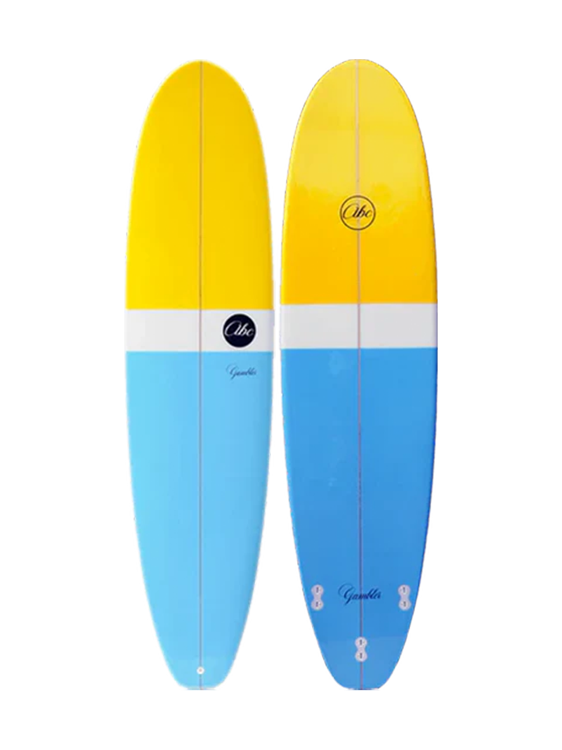 ABC Gambler Surfboard FCS - Blue/Yellow